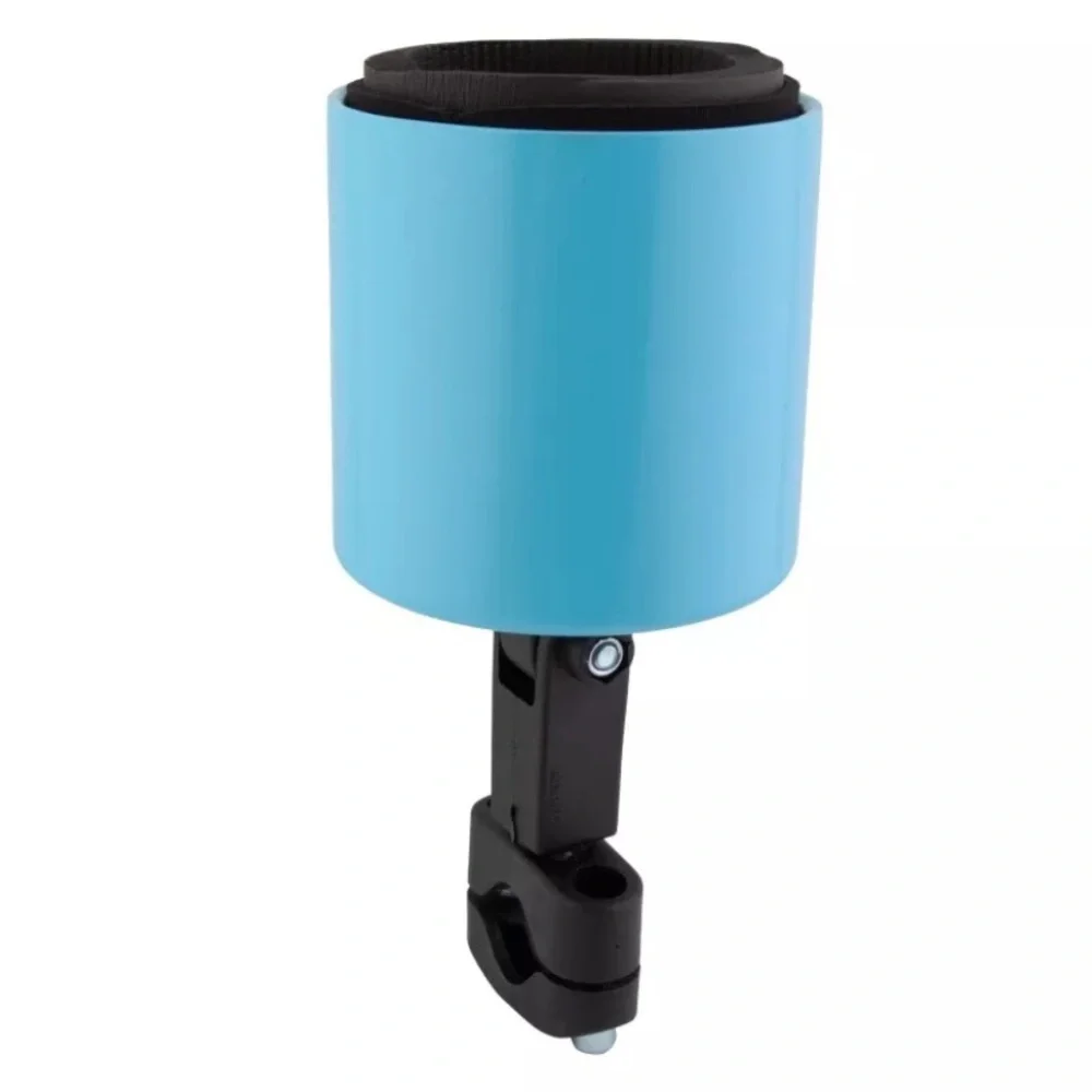 The Kroozie Deluxe Blue Cup Holder For Bikes Wheelchairs Golf Cart Boat